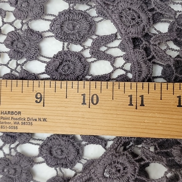 Delusion Taupe Brown Crocheted Tank Top M - Picture 12 of 12